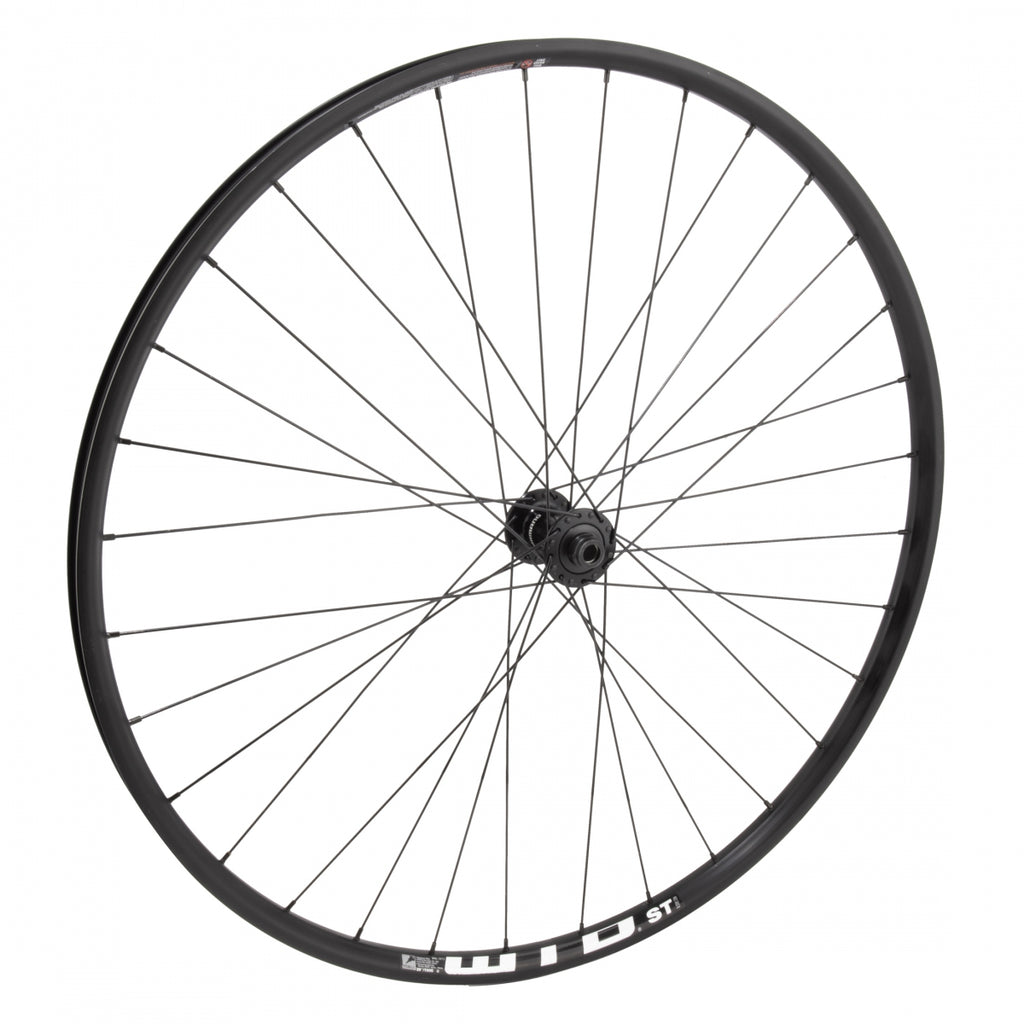 FRONT 700 622x23 WTB ST TCS i23 BLACK DISC32 SHIMANO RS470 CL 12mm BLACK 100mm SAPIM LEADER 2.0 BLACK