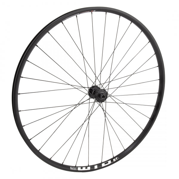 FRONT 700 622x23 WTB ST TCS i23 BLACK DISC32 SHIMANO RS470 CL 12mm BLACK 100mm SAPIM LEADER 2.0 BLACK