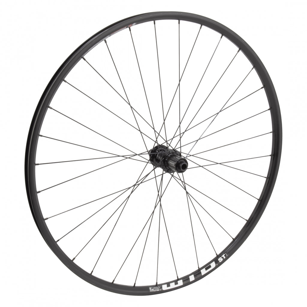 REAR 700 622x23 WTB ST TCS i23 BLACK DISC32 SHIMANO RS470 8-11sCAS CL 12mm BLACK 142mm SAPIM LEADER 2.0 BLACK