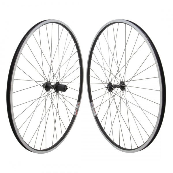 PAIR 700 622x14 WEI LP18 BLACK MSW 36 WHEEL MASTER RD1000 8-11sCAS BLACK QR 130mm SS2.0SL