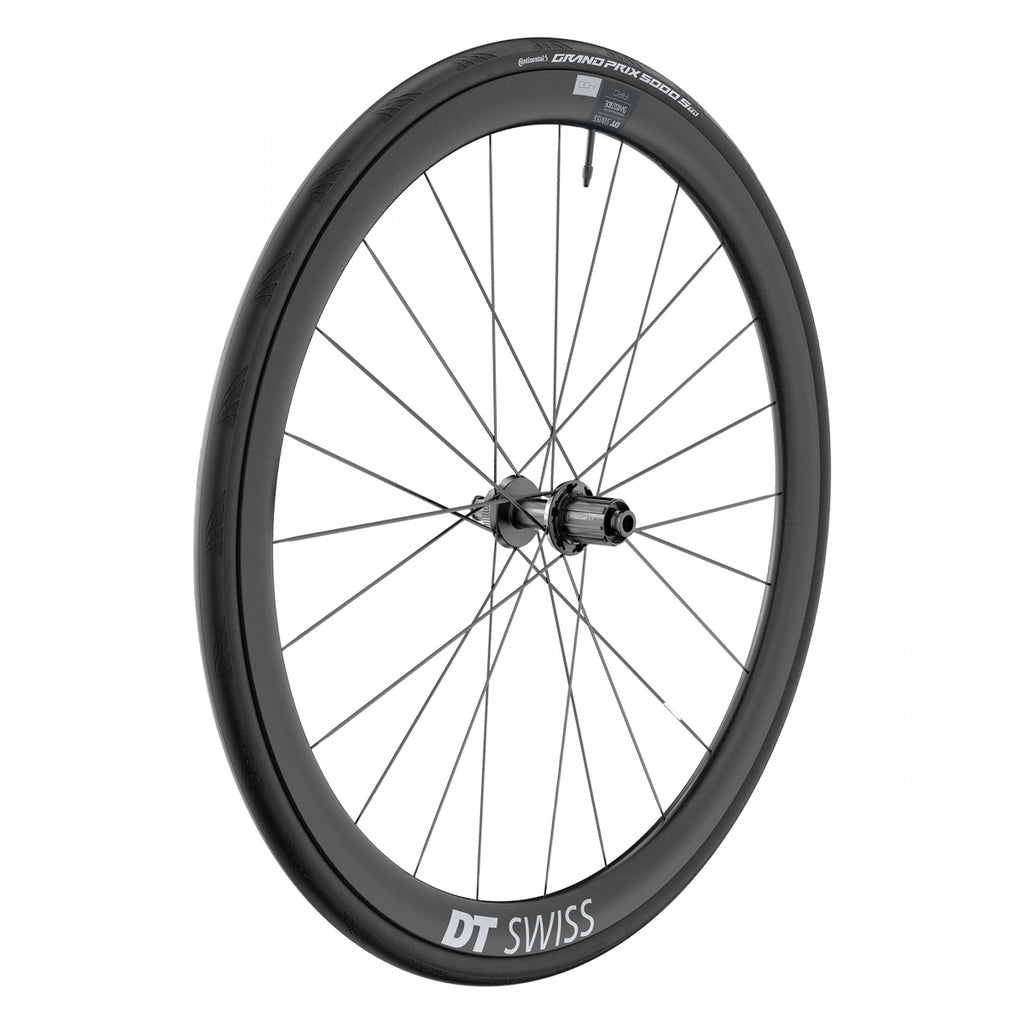 REAR DT 700 622x20 ARC1400 DICUT 38 142x12mmTA CL SHIMANO 11s EXP TBLS (O) w/CONT GP 5000 STR