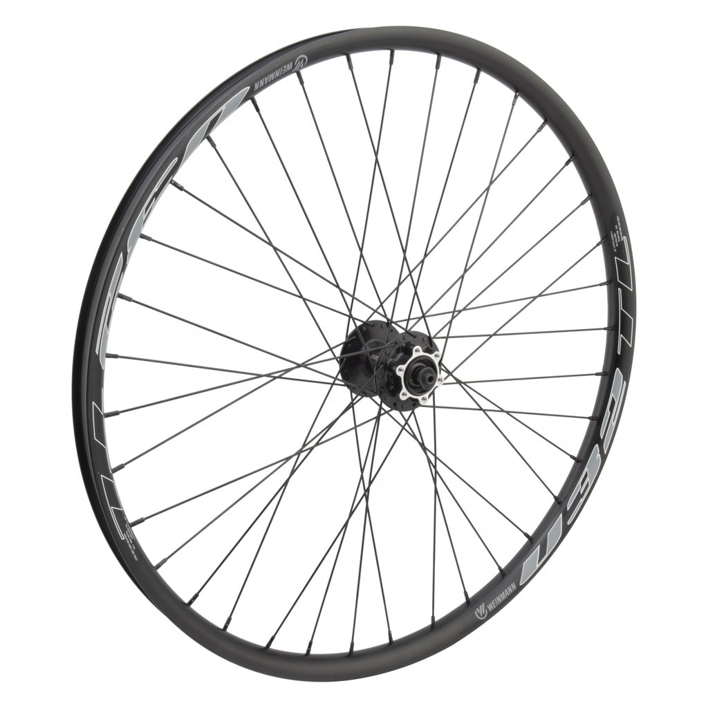 FRONT 26x1.5 559x27 WEI U32TL DISC BLACK TBLS 36 SHIMANO TX506 6B BLACK 100mm 14gBK