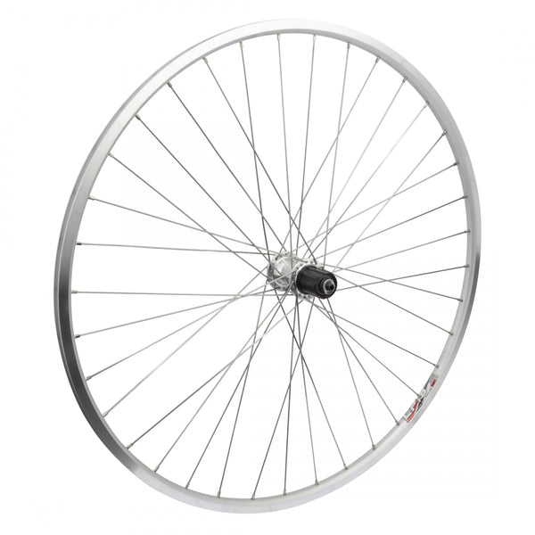 REAR 700 622x14 WEI LP18 SILVER 36 ALLOY 8-10sCAS SILVER QR 130mm DTI2.0SL