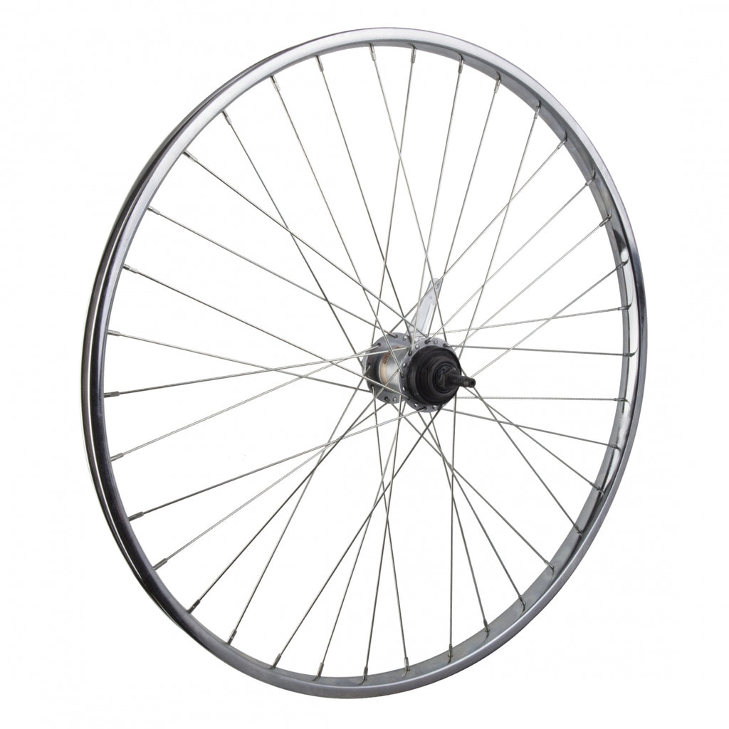 REAR 26x1-3/8 590x19 STEEL CP 36 SHIMANO 3sp CB 14gUCP w/SHIFTER AND TRIM KIT