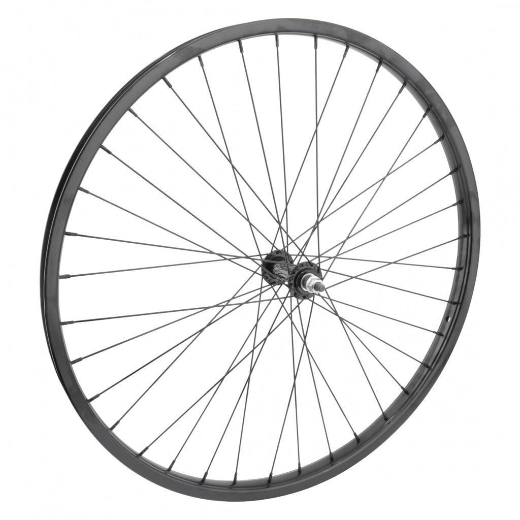 FRONT 26x1.75 559x25 STEEL BLACK 36 STEEL BO 3/8 BLACK 14g BLACK