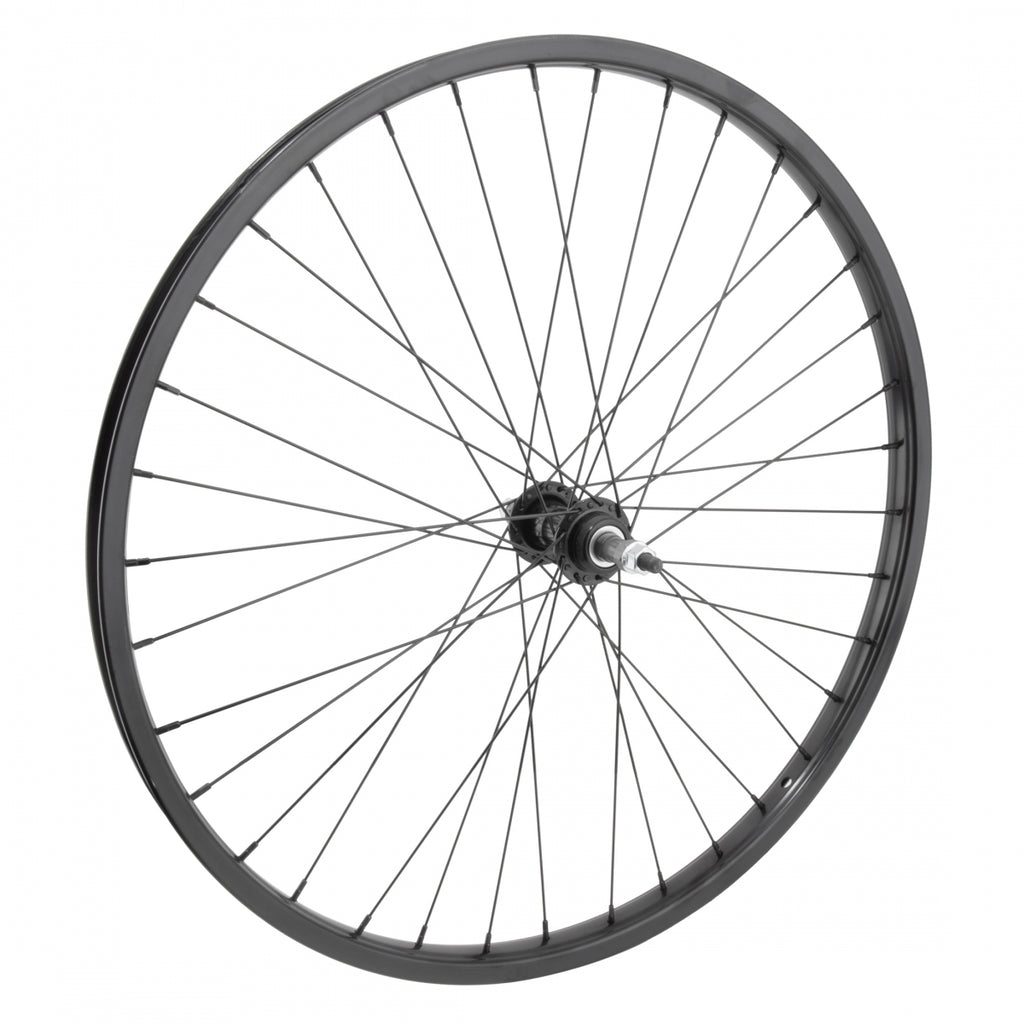 REAR 26x1.75 559x25 STEEL BLACK 36 STEEL FW 5/6/7sp BLACK 135mm 14gBK