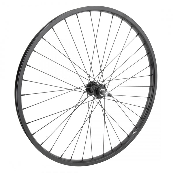 REAR 26x1.75 559x25 STEEL BLACK 36 STEEL FW 5/6/7sp BLACK 135mm 14gBK