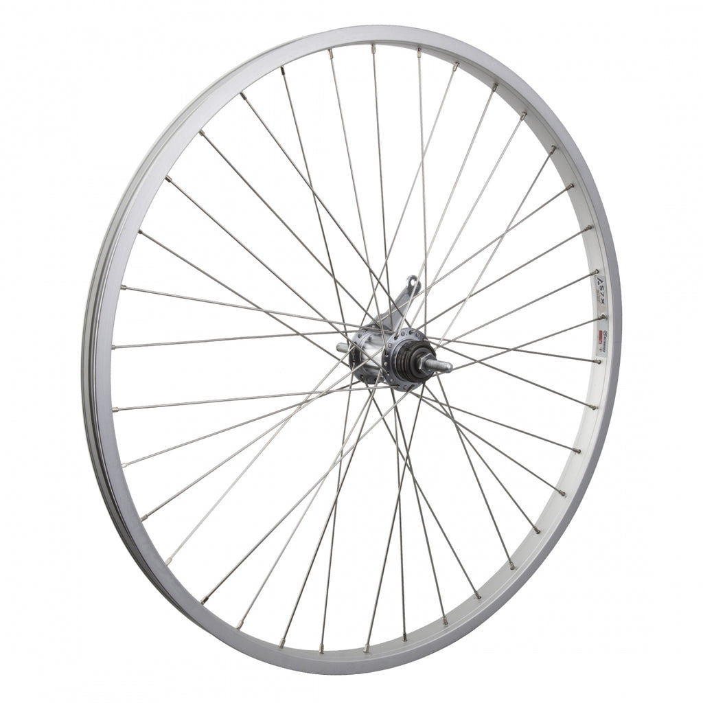 REAR 26x1.75 559x25 ALLOY SILVER 36 SHIMANO CB 110mm SS2.0SL w/TRIM KIT