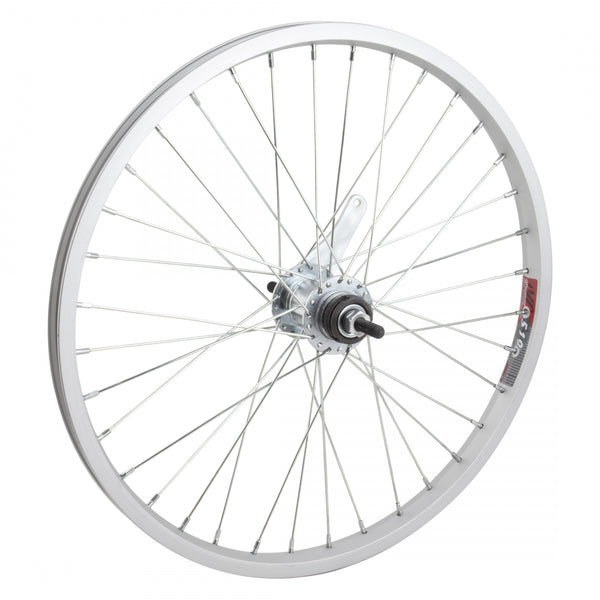 REAR 20x1.75 406x19 ALLOY SILVER 36 KT CB 110mm 14gUCP w/TRIM KIT