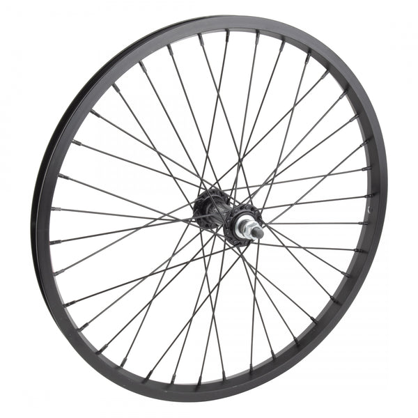 FRONT 20x1.75 406x19 ALLOY BLACK 36 ALLOY BO 3/8 BLACK 14g BLACK