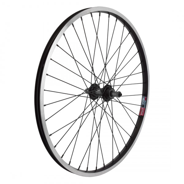 REAR 24x1.75 507x19 ALLOY BLACK 36 ALLOY FW 5/6/7sp QR BLACK 135mm 14gBK