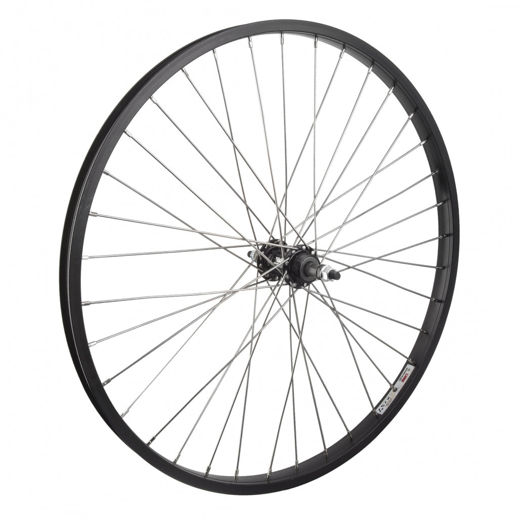 REAR 26x1.75 559x25 ALLOY BLACK 36 ALLOY FW 5/6/7sp BO BLACK 135mm 12gSS