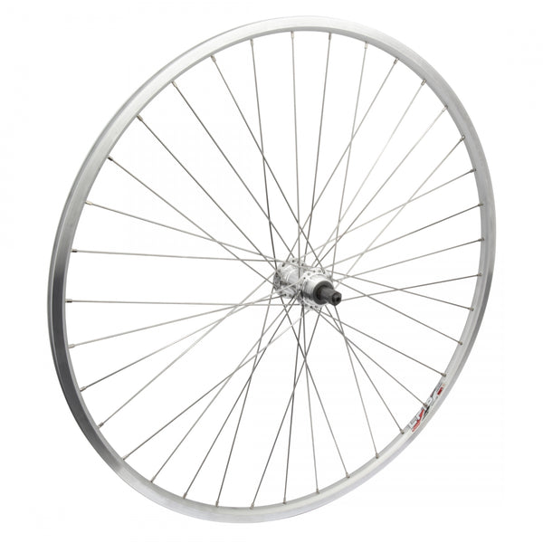 REAR 700 622x14 WEI LP18 SILVER 36 ALLOY FW 5/6/7sp QR SILVER 126mm DTI2.0SL