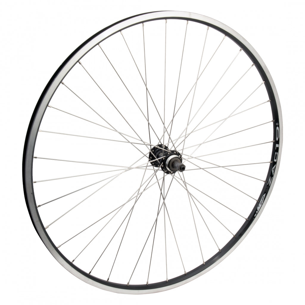 REAR 700x35 622x19 WEI ZAC19 BLACK MSW 36 ALLOY FW 5/6/7sp QR BLACK 135mm SS2.0SL