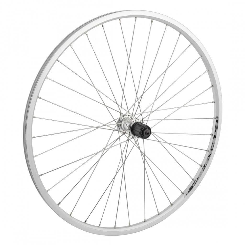 REAR 26x1.5 559x19 WEI ZAC19 SILVER 36 WHEEL MASTER MT5010 8-10sCAS QR SILVER 135mm DTI2.0SL