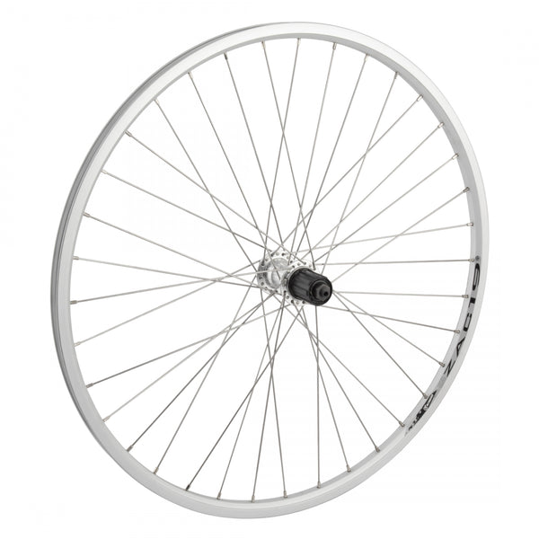 REAR 26x1.5 559x19 WEI ZAC19 SILVER 36 WHEEL MASTER MT5010 8-10sCAS QR SILVER 135mm DTI2.0SL