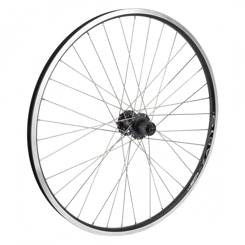 REAR 26x1.5 559x19 WEI ZAC19 BLACK MSW 36 8-10sCAS 6B QR BLACK 135mm SS2.0SL
