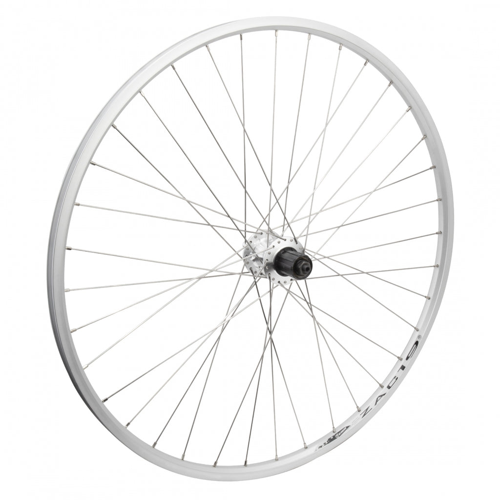 REAR 700x35 622x19 WEI ZAC19 SILVER 36 ALLOY 8-10sCAS 6B QR SILVER 135mm SS2.0SL