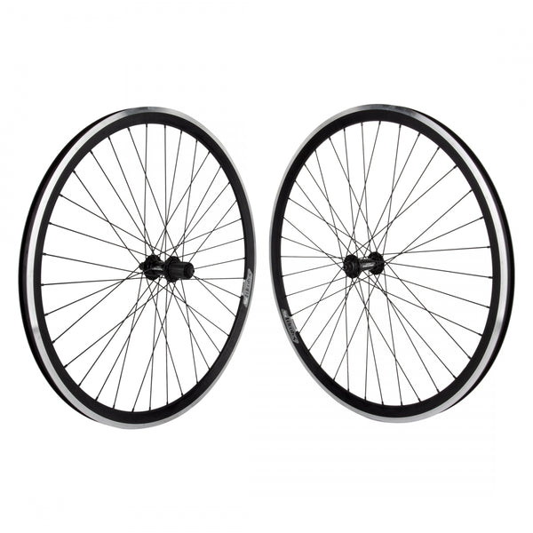 PAIR 700x35 622x18 VELO CHUKKER BLACK MSW 36 T610 8-10sCAS BLACK 135mm DT2.0BK