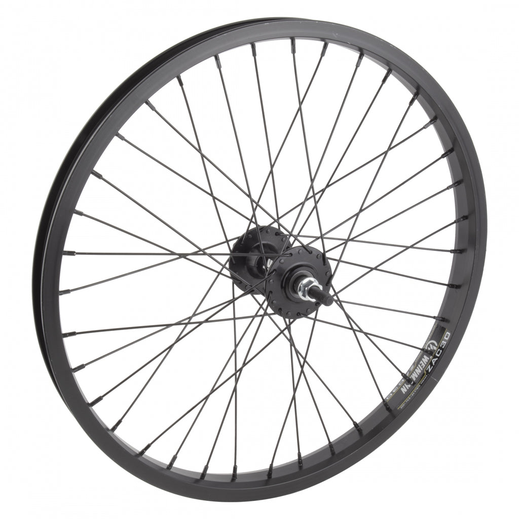 FRONT 20x1.75 406x25 WEI ZAC30 BLACK 36 ALLOY BO 3/8 BLACK 14gBK