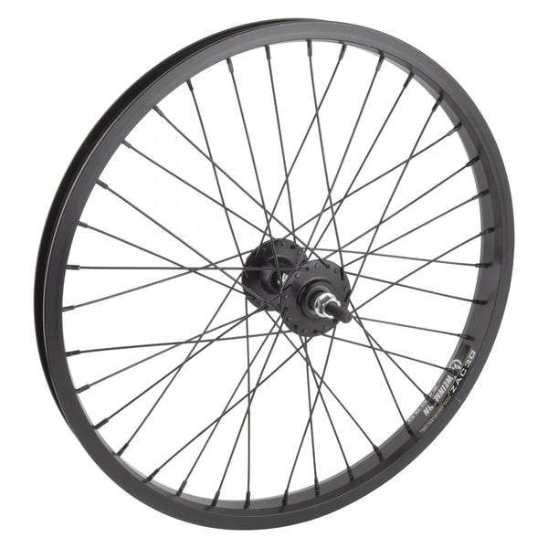 FRONT 20x1.75 406x25 WEI ZAC30 BLACK 36 ALLOY BO 3/8 BLACK 14gBK