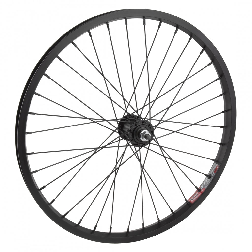 FRONT 20x1.75 406x19 ALLOY BLACK 36 ALLOY BO 5/16 BLACK 72mm SS2.0BK FOR FOLDING BIKE