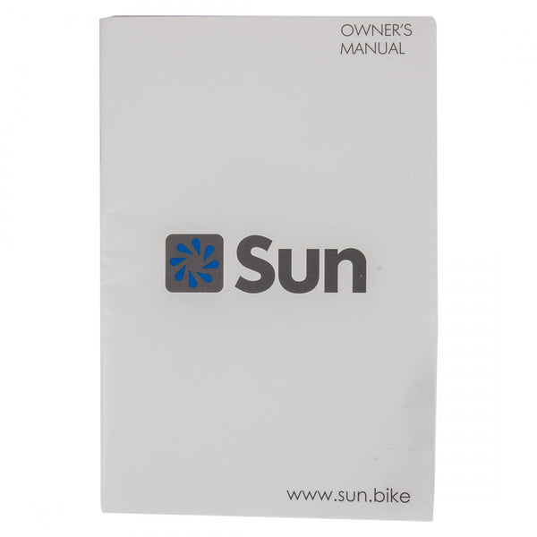SUN BICYCLE OWNERS MANUAL V.4.2014