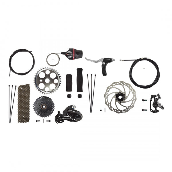 SUN CONVERT KIT 7s DER & MECH DISC COMBO