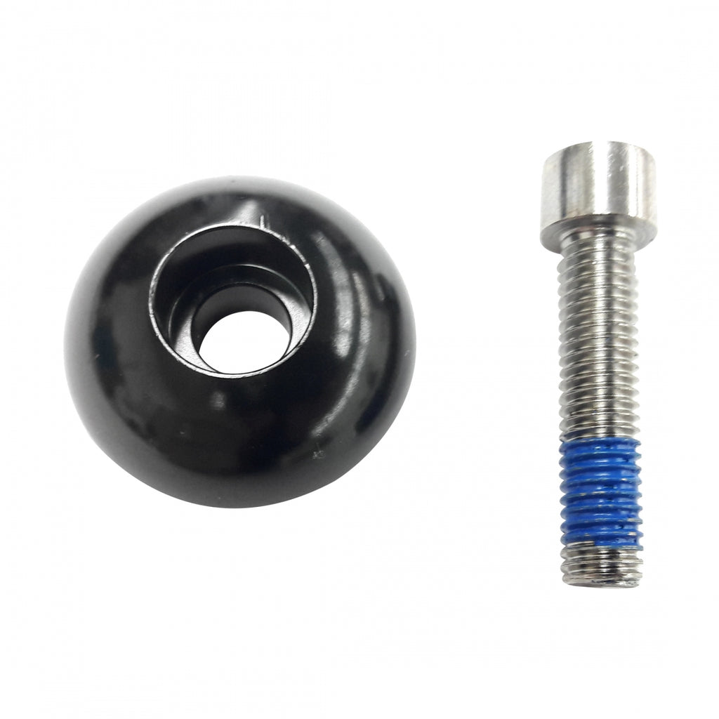 HUB REAR TRIKE RET BOLT/CAP f/KEYED BLACK