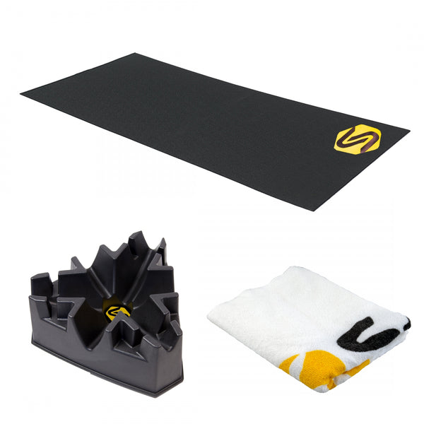 SARIS 9781T KIT MAT/CLIMBING BLOCK/TOWEL