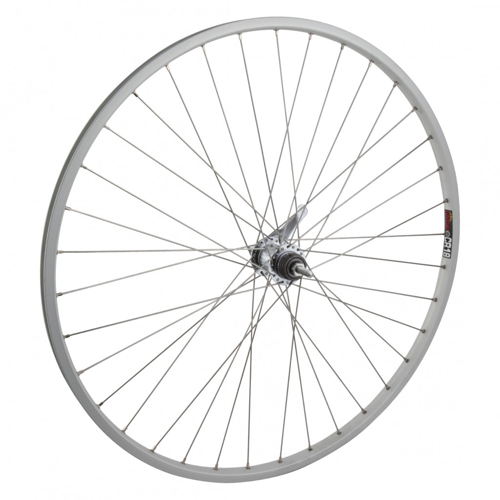 REAR 700 622x18 SUN CR18 SILVER 36 SHIMANO CB E110 SILVER 110mm DTI2.0SL