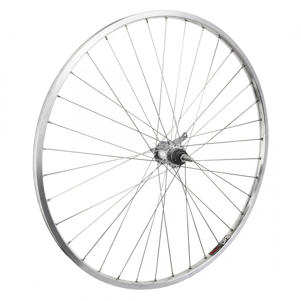 REAR 27x1-1/4 630x18 SUN CR18 SILVER 36 SHIMANO CB 110mmDTI2.0SL w/TRIM KIT