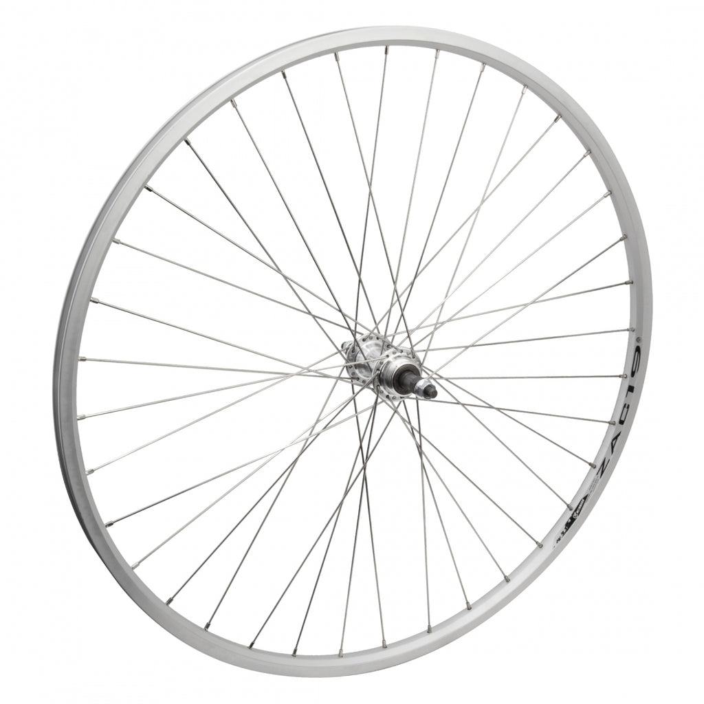 REAR 700x35 622x19 WEI ZAC19 SILVER 36 ALLOY FW 5/6/7sp BO SILVER 135mm SS2.0SL