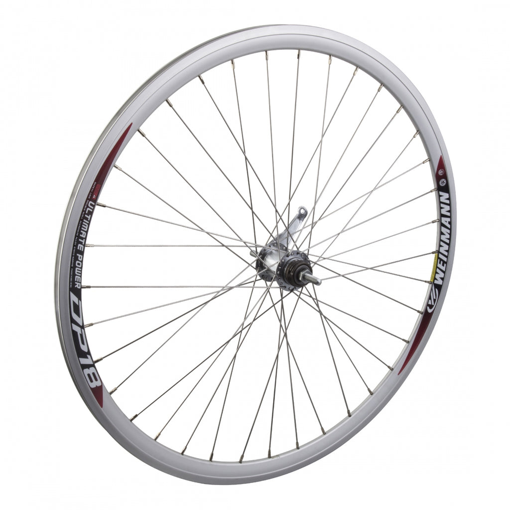 REAR 700 622x12 WEI DP18 SILVER NMSW 36 SHIMANO CB SILVER 110mm DTI2.0SL w/TRIM KIT