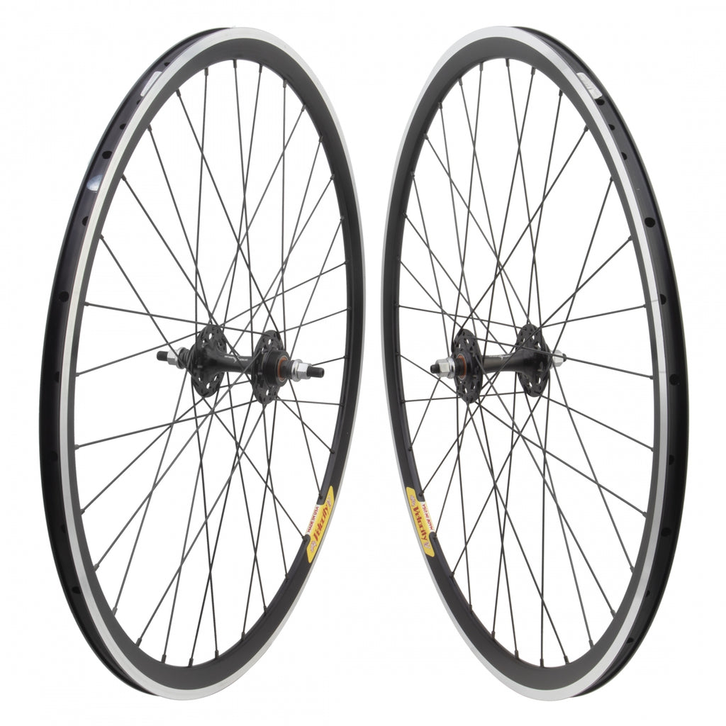 PAIR 700 622x14 VELO DEEP-V BLACK MSW 32 ORIGIN 8 BLACK FX/FW SEAL DT2.0BK