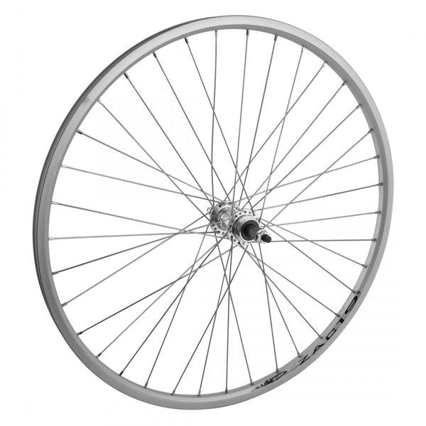 REAR 26x1.5 559x19 WEI ZAC19 SILVER 36 ALLOY FW 5/6/7sp BO SILVER 135mm SS2.0SL