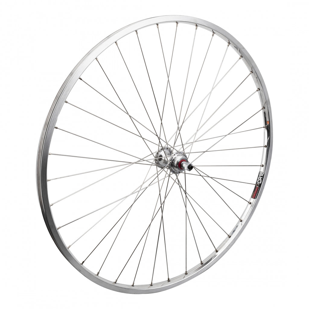 REAR 27x1-1/4 630x18 SUN CR18 SILVER 36 ORIGIN 8 RD2100 FW 5/6/7sp QR SEAL SILVER 126mm DTI2.0SL