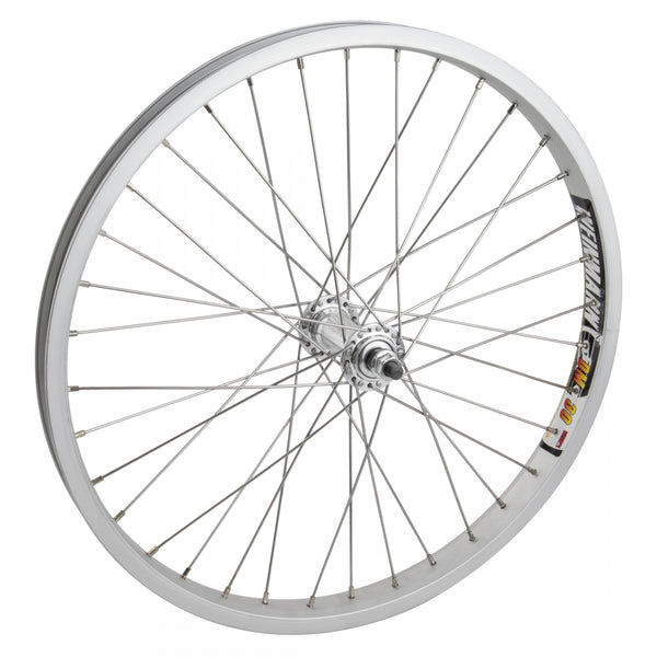 FRONT 20x1.75 406x24 WEI DM30 SILVER 36 ALLOY BO 3/8 SILVER SS2.0SL