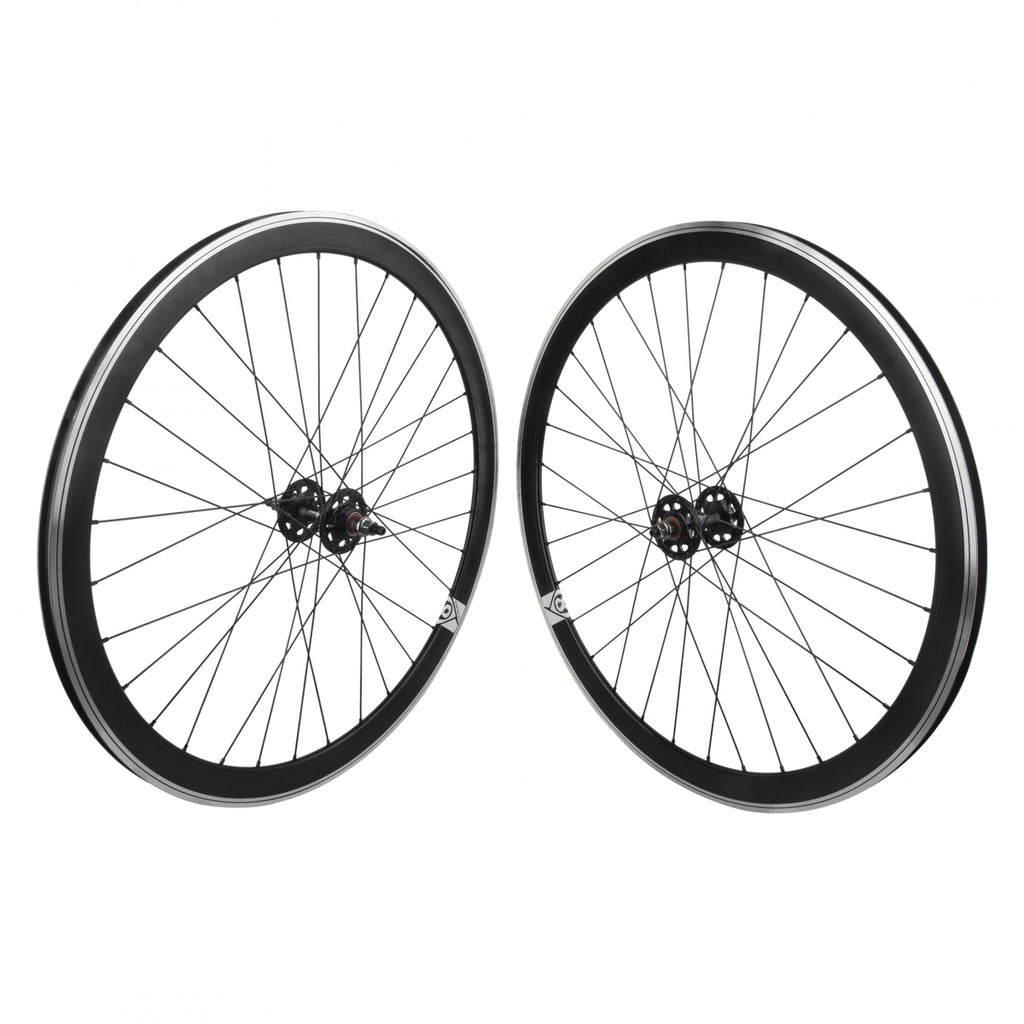 PAIR 700 622x15 ORIGIN 8 42mm BLACK MSW 32 ORIGIN 8 BLACK FX/FW SEAL DT2.0BK