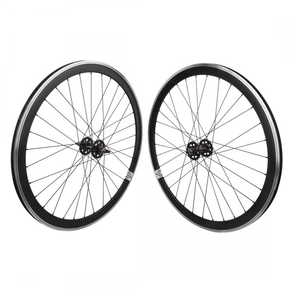 PAIR 700 622x15 ORIGIN 8 42mm BLACK MSW 32 ORIGIN 8 BLACK FX/FW SEAL DT2.0BK