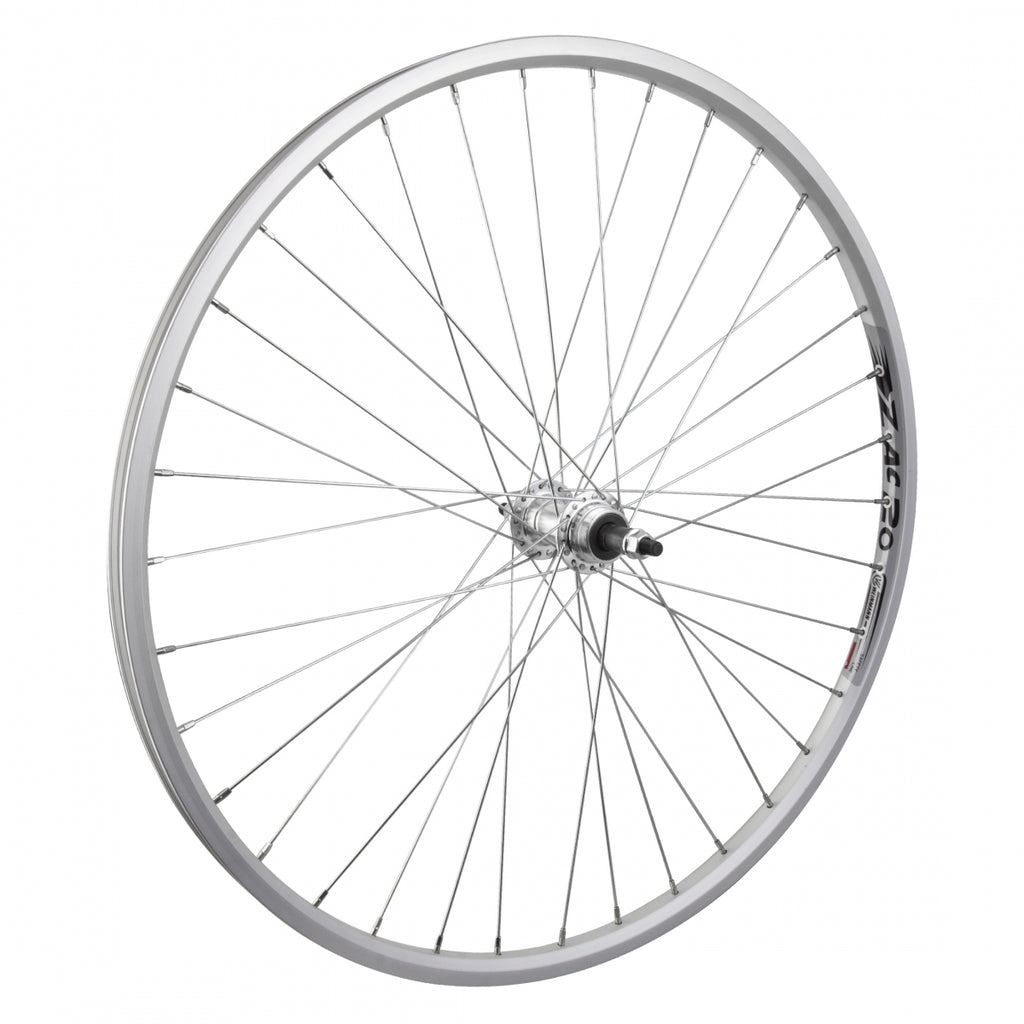 REAR 26x1-3/8 590x20 WEI ZAC20 SILVER 36 ALLOY FW 5/6/7sp BO SILVER 126mm 14gUCP