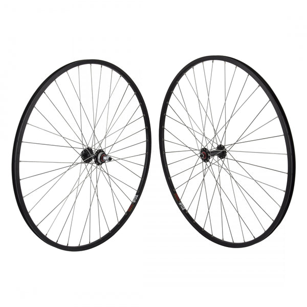 PAIR 700 622x13 SUN M13 BLACK 36 ORIGIN 8 RD2100 FW 5/6/7spQR SEAL BLACK 126mm DTI2.0SL