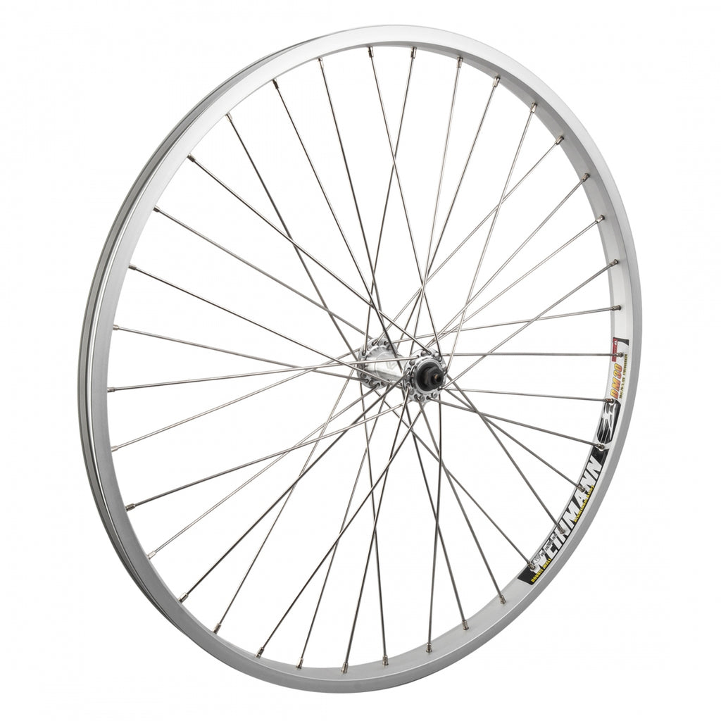 FRONT 26x1.75 559x24 WEI DM30 SILVER 36 ALLOY QR SILVER 12gSS