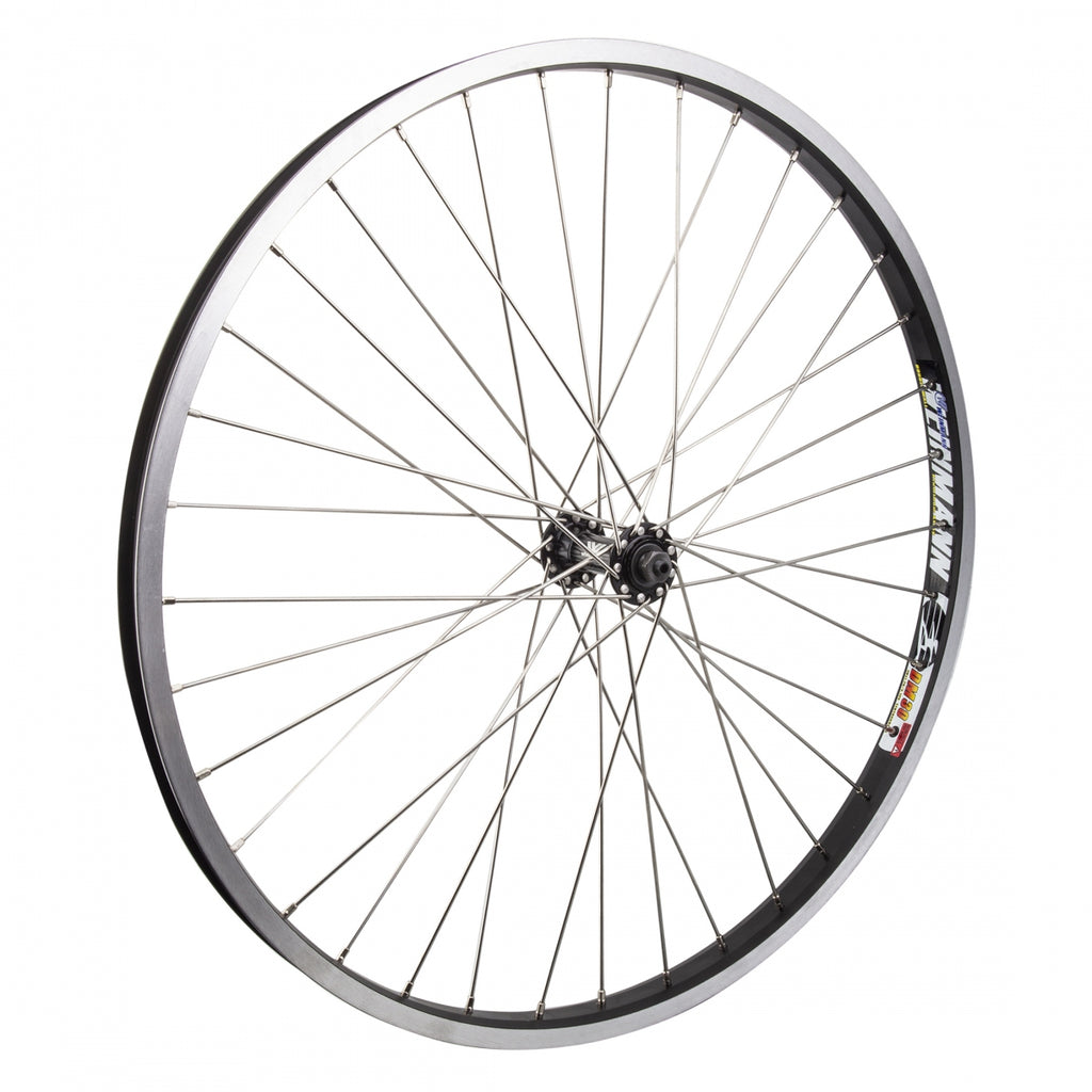 FRONT 26x1.75 559x24 WEI DM30 BLACK 36 ALLOY QR BLACK 12gSS