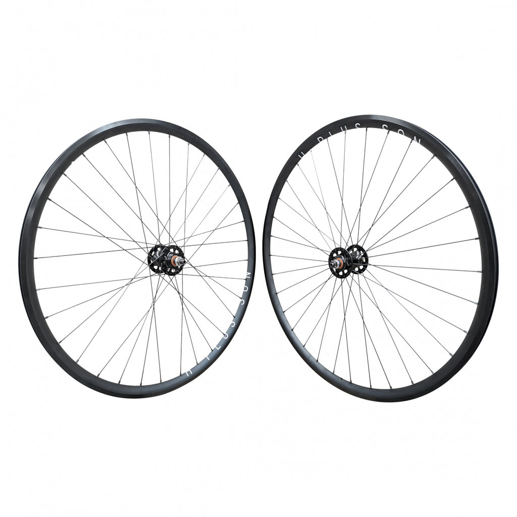 PAIR 700 622x18 H+SON ARCHETYPE BLACK 32 ORIGIN 8 FX/FX SEAL BLACK DT2.0/1.8BK RADIAL FRONT
