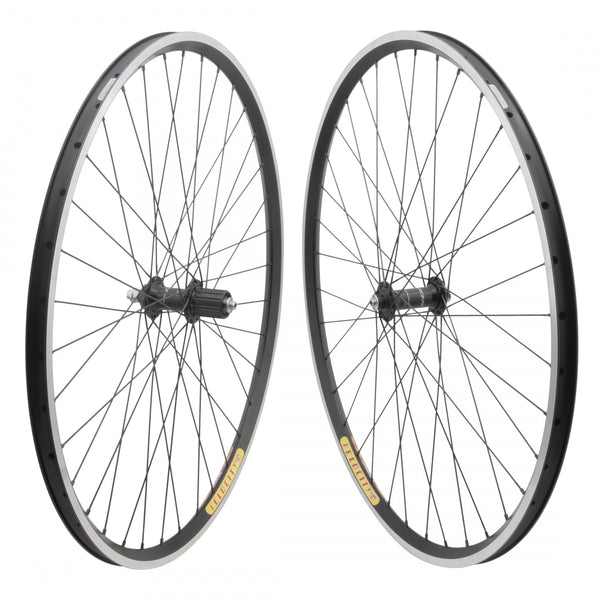 PAIR 700 622x18 VELO DYAD BLACK MSW 36 SHIMANO R7000 8-11sCASS QR BLACK 130mm SAPIM FORCE BLACK