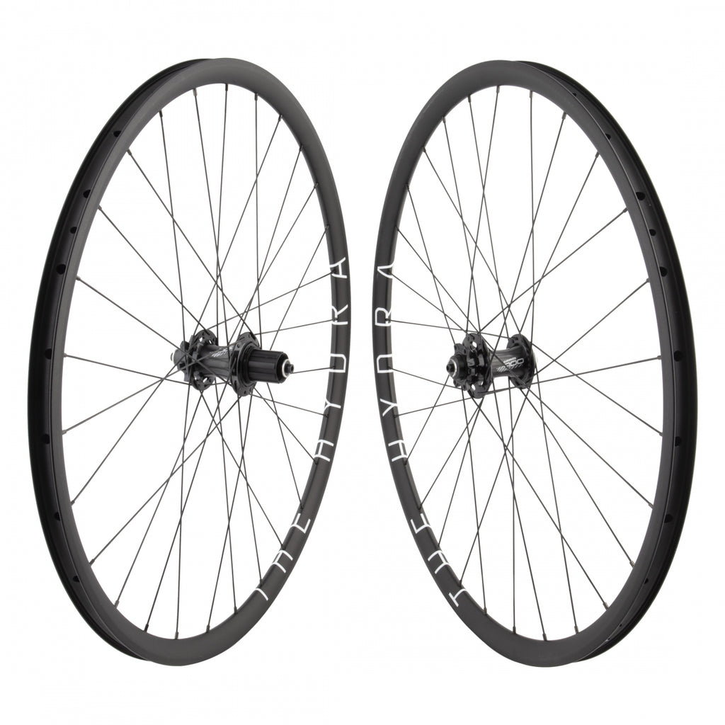 PAIR 700 622x20 H+SON HYDRA BLACK 28 SRAM 900 8-11sCAS 6B QR 15 12 BLACK 135/142mm DT2.0/1.8BK