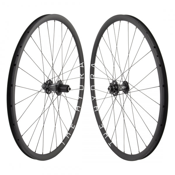 PAIR 700 622x20 H+SON HYDRA BLACK 28 SRAM 900 8-11sCAS 6B QR 15 12 BLACK 135/142mm DT2.0/1.8BK