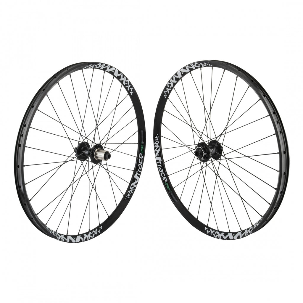 PAIR 27.5 584x29 RYDE TRACE TBLS BLACK 32 ORIGIN 8 MT3200 8-10sCAS 6B 15mm 12mm BLACK 110mm 148mm DTI2.0BK BOOST