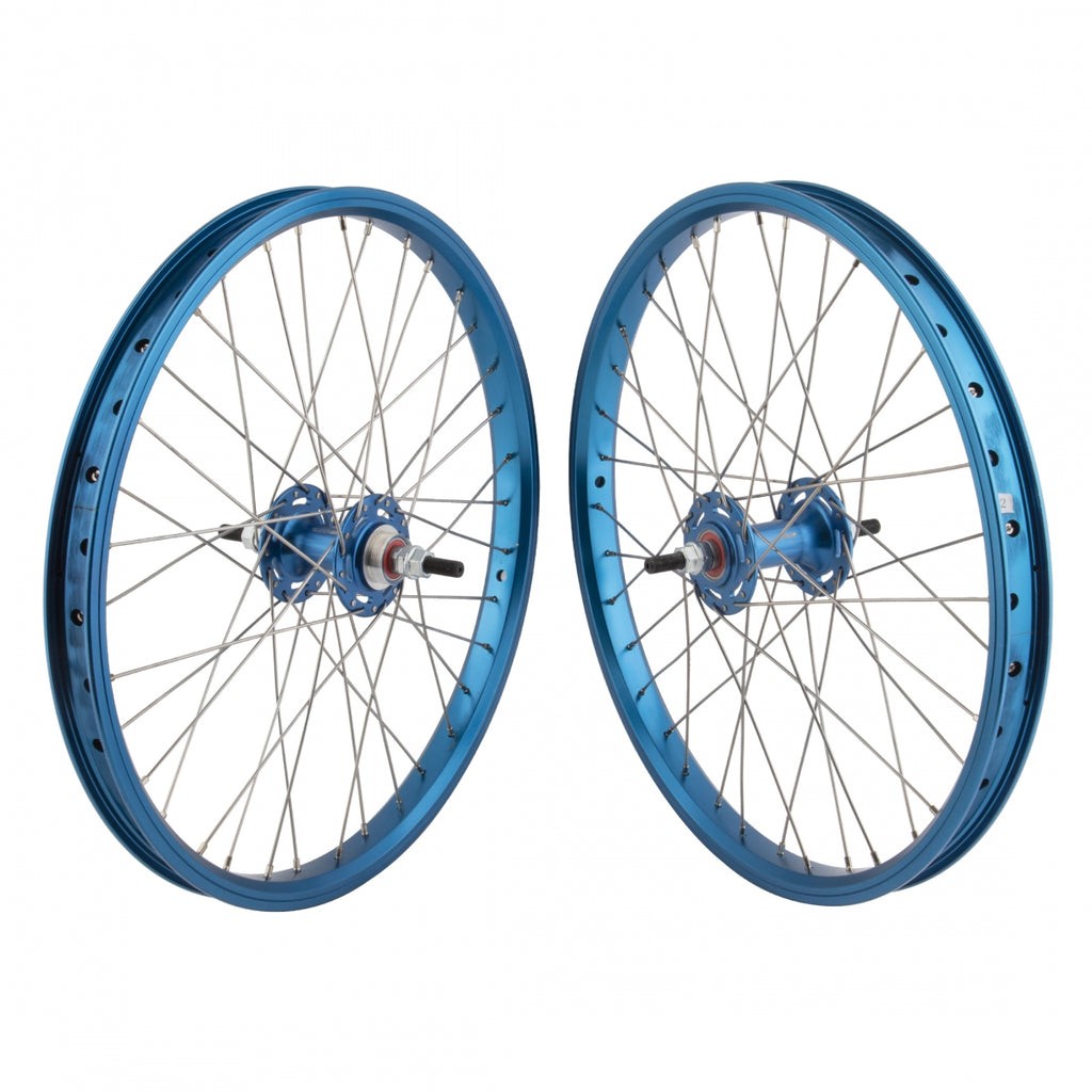 PAIR 20x1.75 406x24 BLACK-OPS DW1.1 BLUE 36 BLACK-OPS MX1100 1s FW SEAL 3/8 BLUE 110mm DTI2.0SL